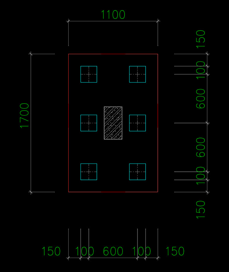 Tính kích thước đài móng cọc