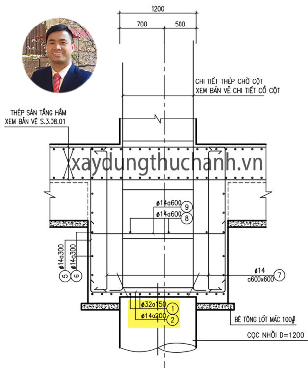 Thép đài và giằng móng 2