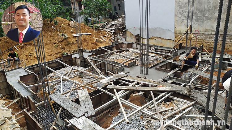 Thi công bê tông móng