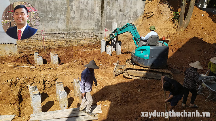 Quy trình thi công đào đất móng 2