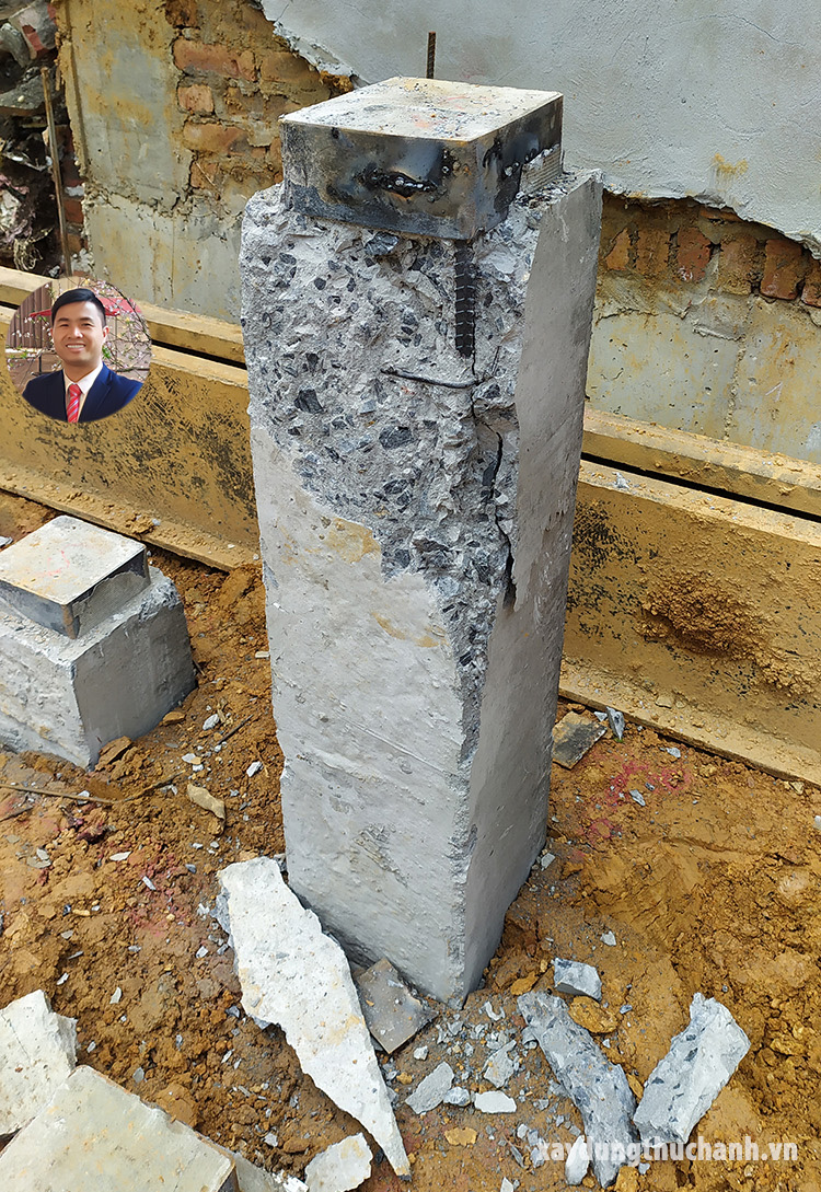 Nổ đầu cọc khi ép cọc bê tông