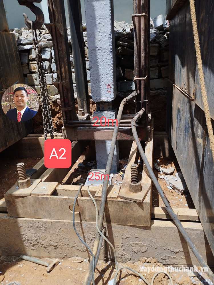 khoảng cách ép cọc