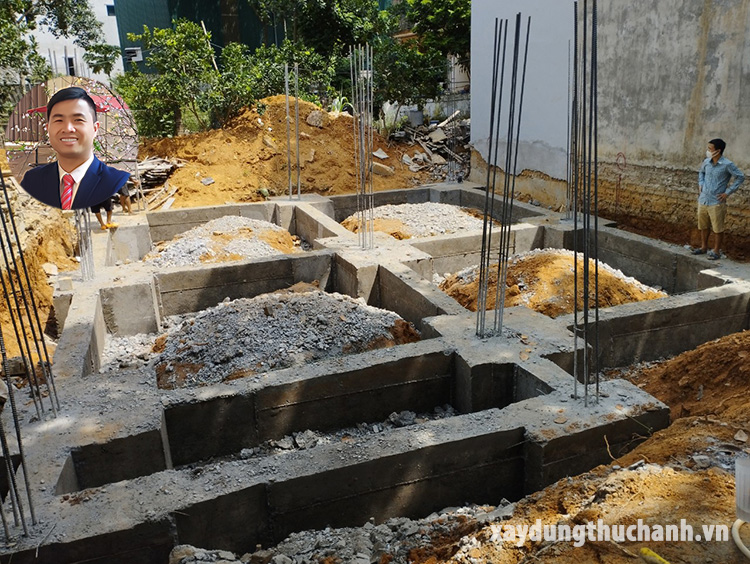 đài móng cọc đặt chìm không đặt nổi