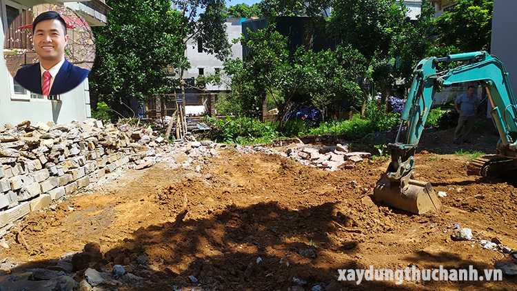đào đất móng cọc